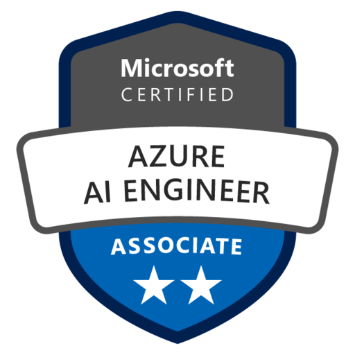 Azure AI Engineer Associate badge